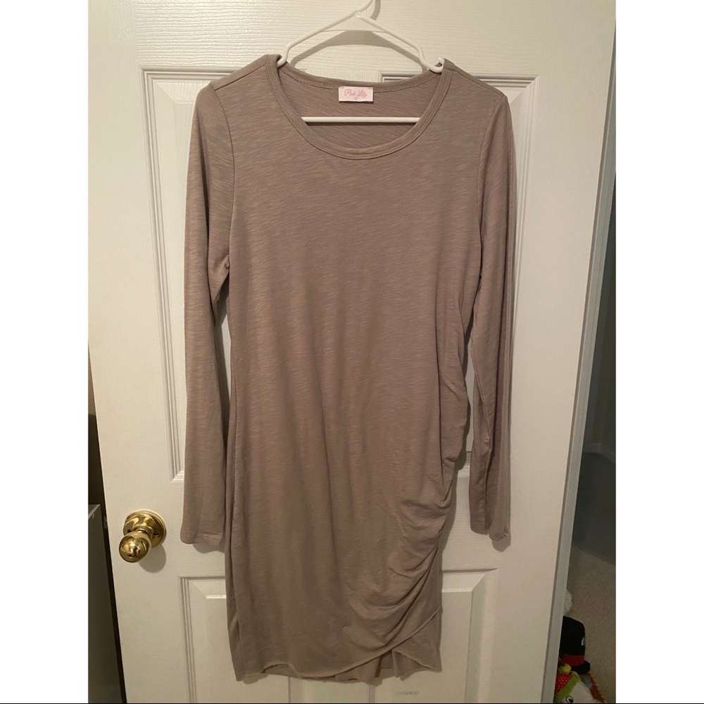 Pink Lily Long Sleeve Dress